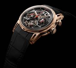 Thumbnail von Louis Moinet Impulsion Tourbillon Chronograph Onyx optional blue Aventurine