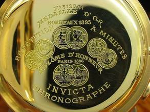 Thumbnail von Invicta 14kt 585 Gold Savonette Taschenuhr Chronograph Minuten Repetition </h1>