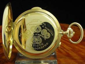 Thumbnail von Invicta 14kt 585 Gold Savonette Taschenuhr Chronograph Minuten Repetition </h1>