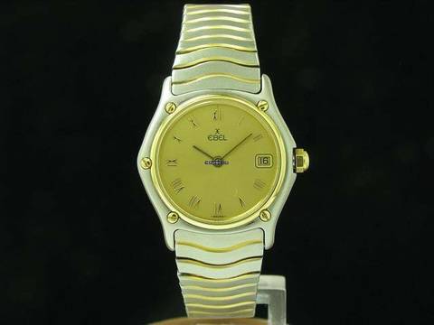  Ebel Sport Classique 18kt 750 Gold / Edelstahl Damenuhr / Ref 184908 </h1> 