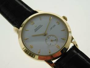 Thumbnail von Zenith Chronometre 18 Karat Gelbgold Herrenuhr limited Ed. 35 mm Kaliber 2541 im Top Zustand </h1>