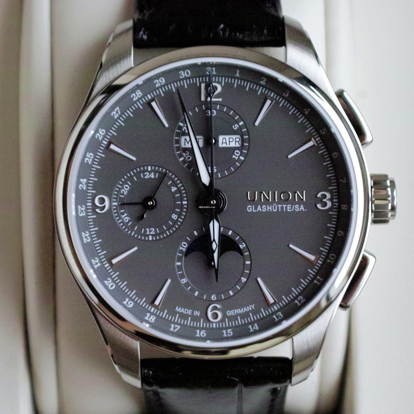  Union Glashütte Belisar Chronograph NEW Belisar Chronograph Mondphase 