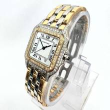 Thumbnail von Cartier Panthère Quartz 27mm 3 Row Gold 1.25TCW DIAMOND Watch </h1>