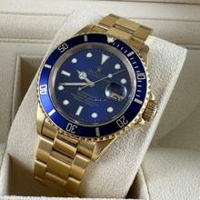 Thumbnail von Rolex Submariner Date Ref.16618 green caseback sticker LC Eu 1992 TOP purple dial </h1>