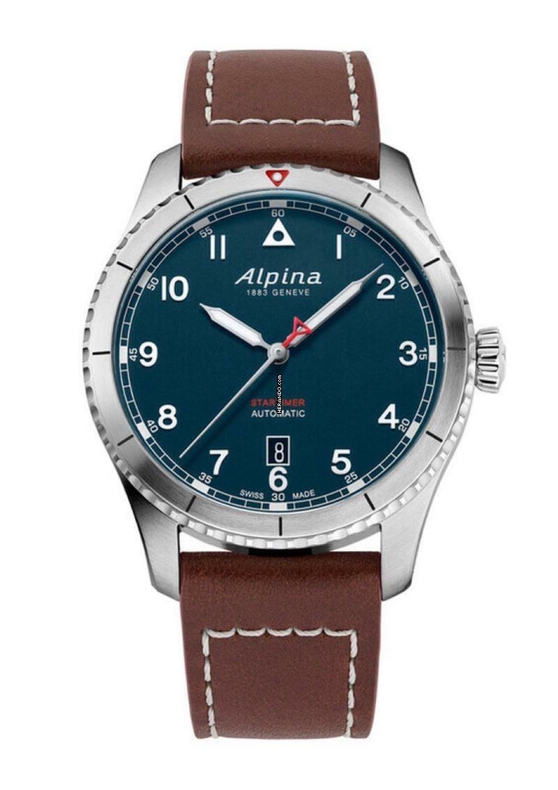  Alpina Startimer Pilot Automatic Petroleum blau 41 mm AL-525NW4S26 