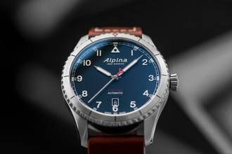 Thumbnail von Alpina Startimer Pilot Automatic Petroleum blau 41 mm AL-525NW4S26