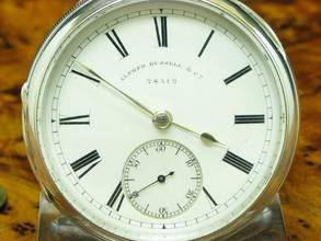 Thumbnail von Alfred Russel & Co. 925 Silber Open Face Taschenuhr Schlüsselaufzug </h1>