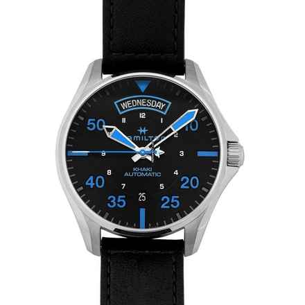  Hamilton Khaki Aviation H64625731 - Khaki Aviation Automatic Black Dial Stainless Steel Men's Watch </h1> 