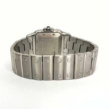 Thumbnail von Cartier Santos Galbée 29mm Automatic Steel 0.85TCW Diamond Watch </h1>