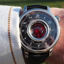 Thumbnail von Hooke & Huygens Gems & Sculptures Manufakturkaliber 8 Federhäuser Weissgold Saphir