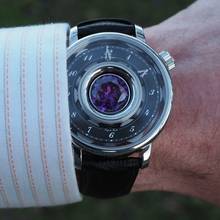 Thumbnail von Hooke & Huygens Gems & Sculptures Manufakturkaliber 8 Federhäuser Weissgold Saphir