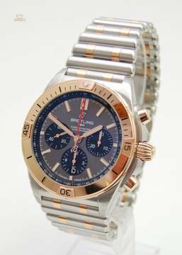 Breitling Chronomat B01 42 Stahl/Roségold NEU Box & Papiere 2023