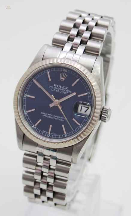 Rolex Medium Datejust Stahl/Weißgold Box & Papiere aus 2002