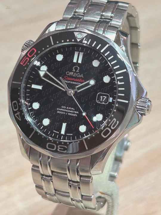Omega Seamaster 300M 50th Anniversary James Bond 007 Box & Papier