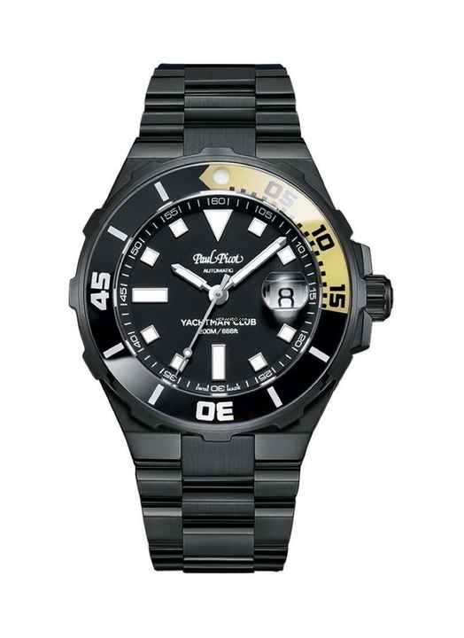  Paul Picot Yachtman Club PVD black (4 verschiedenen Optionen) 