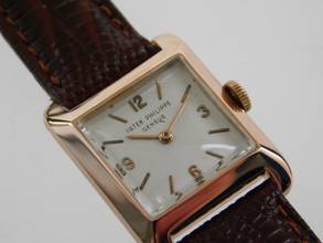 Thumbnail von Patek Philippe 18 Karat Rotgold medium Handaufzug aus den 60er Jahren Ref. 3141 sehr schöner Zustand </h1>