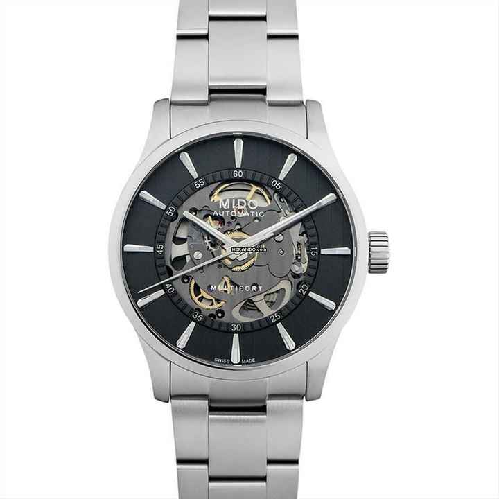  Mido Multifort M038.436.11.061.00 - Multifort Automatic Grey Dial Stainless Steel Men's Watch </h1> 