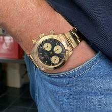 Thumbnail von Rolex Daytona Cosmograph 6265 Daytona black dial yellow gold 18KT Full Set 1985’s </h1>