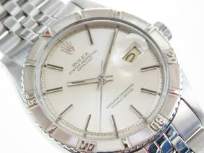 Thumbnail von Rolex Datejust Turn-O-Graph Turn-O-Graph Stahl weißes Zifferblatt Kaliber 1560 selten v 1978 </h1>