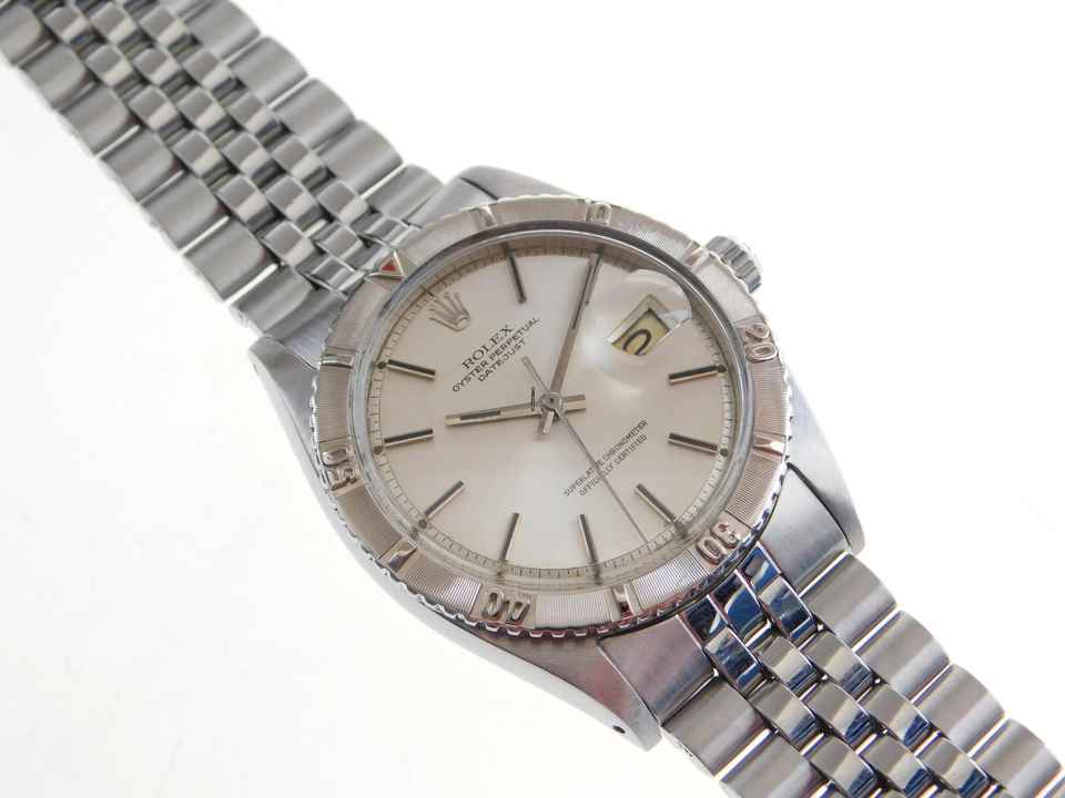  Rolex Datejust Turn-O-Graph Turn-O-Graph Stahl weißes Zifferblatt Kaliber 1560 selten v 1978 </h1> 