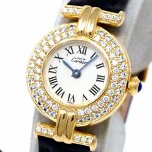 Thumbnail von Cartier Colisee GP Silver ~1TCW Diamond Watch </h1>