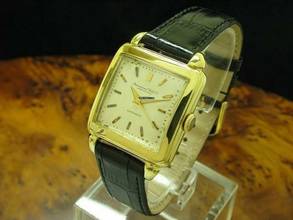 Thumbnail von IWC Carre 18kt 750 Gold Automatic Herrenuhr Von Ca. 1952 / Kaliber C.852 </h1>