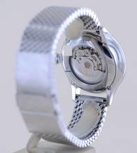 Thumbnail von Meistersinger Lunascope Blue Dial Moon Stahlband 40mm Automatik Einzeiger B+P </h1>