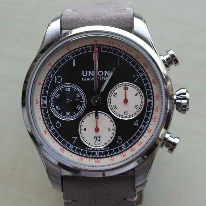  Union Glashütte Belisar Chronograph NEW Belisar Chronograph FULL SET 
