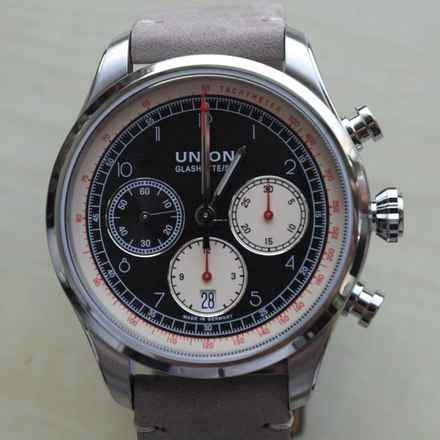  Union Glashütte Belisar Chronograph NEW Belisar Chronograph FULL SET 