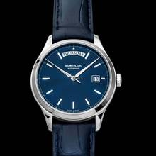 Thumbnail von Montblanc Heritage Chronométrie 118225 - Heritage Chronometrie Automatic Blue Dial Stainless Steel Men's Watch </h1>