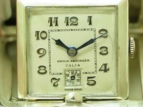 Thumbnail von Talis 925 Sterling Silber Handaufzug Klapptaschenuhr / Reiseuhr </h1>
