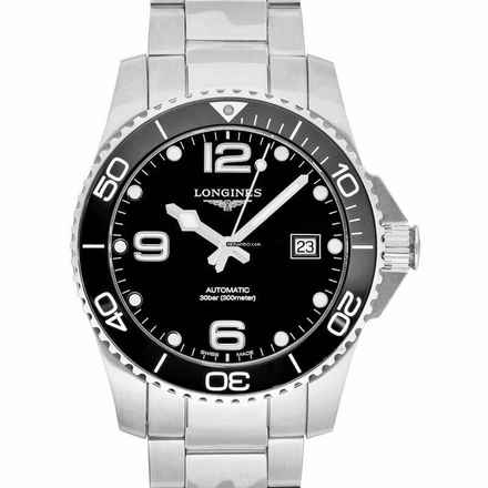  Longines HydroConquest L37814566 - Hydroconquest Automatic Black Dial Men's Watch </h1> 