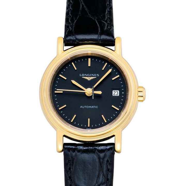  Longines Présence L43212522 - Présence Automatic Black Dial Stainless Steel Ladies Watch </h1> 