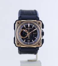 Thumbnail von Bell & Ross BR-X1 BRX1-CE-PG Limited Roségold Keramik Skeleton Chronograph 45mm B+P </h1>