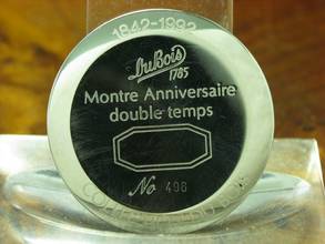 Thumbnail von DuBois et fils Double Temps Gold Mantel Automatic Herrenuhr / Kaliber Enicar 165d </h1>