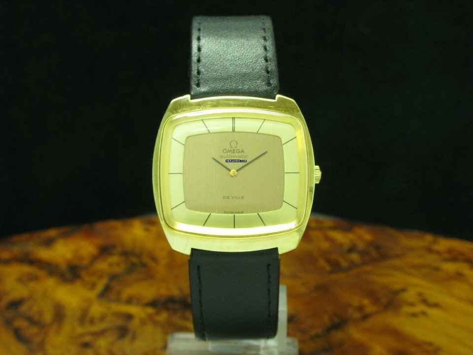  Omega De Ville Gold Mantel Automatic Herrenuhr / Kal. 711 / Ref 151.0051 </h1> 