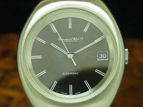 Thumbnail von IWC Electronic Stimmgabel Edelstahl Herrenuhr / Ref 3406/209/018 / Kaliber C.150 </h1>
