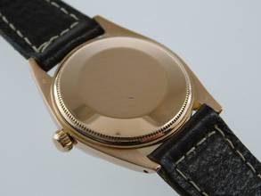 Thumbnail von Rolex Oyster Perpetual Date 18 Karat Rosegold Date 34 mm Herrenuhr mit Caliber 1570 im TOP Zustand v 1967 </h1>