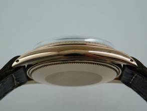 Thumbnail von Rolex Oyster Perpetual Date 18 Karat Rosegold Date 34 mm Herrenuhr mit Caliber 1570 im TOP Zustand v 1967 </h1>