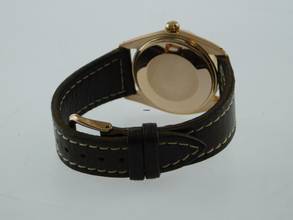 Thumbnail von Rolex Oyster Perpetual Date 18 Karat Rosegold Date 34 mm Herrenuhr mit Caliber 1570 im TOP Zustand v 1967 </h1>