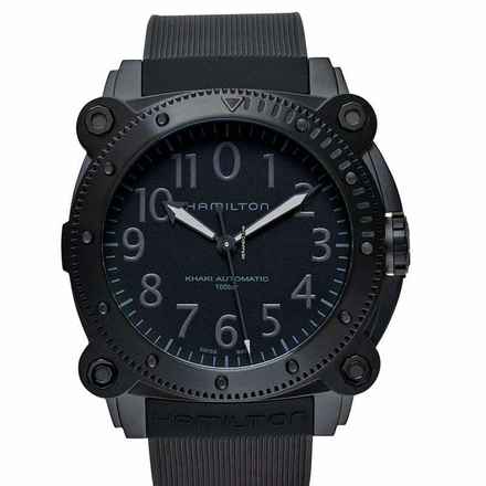  Hamilton Khaki Navy BeLOWZERO H78505330 - Khaki Navy BeLOWZERO Auto Titanium Automatic Black Dial Men's Watch </h1> 