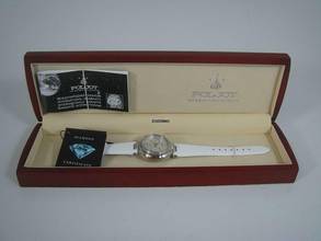 Thumbnail von Basilika Amber Edelstahl Handaufzug Damenuhr Diamant Besatz / Ref 3133.7887701d </h1>