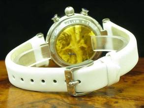 Thumbnail von Basilika Amber Edelstahl Handaufzug Damenuhr Diamant Besatz / Ref 3133.7887701d </h1>