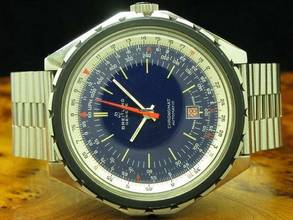 Thumbnail von Breitling Chronomat Stahl Automatic Herrenuhr / Ref 188 / Kaliber Buren 12.s.c. </h1>