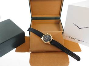 Thumbnail von IWC Fliegeruhr 18 Karat Gelbgold Fliegerchronograph 3740 im Top Zustand 37 mm </h1>