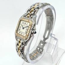 Thumbnail von Cartier Panthère 23mm 1 Row Gold 0.86TCW DIAMOND Watch </h1>