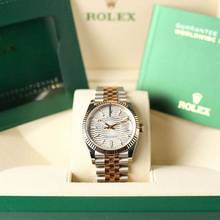 Thumbnail von Rolex Datejust 36 NEU | 04/2023 | FullSet | Riffelmuster Edelstahl Roségold