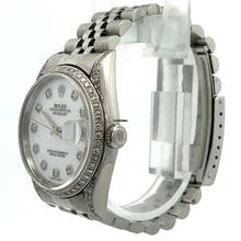 Thumbnail von Rolex Datejust Automatic 34mm Steel Diamond Watch </h1>