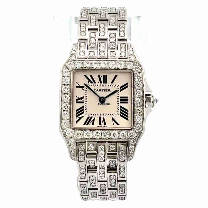  Cartier Santos Demoiselle Quartz 26mm 6.63 DIAMOND Watch </h1> 