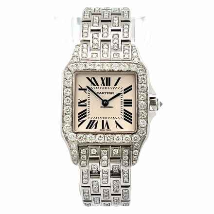  Cartier Santos Demoiselle Quartz 26mm 6.63 DIAMOND Watch </h1> 